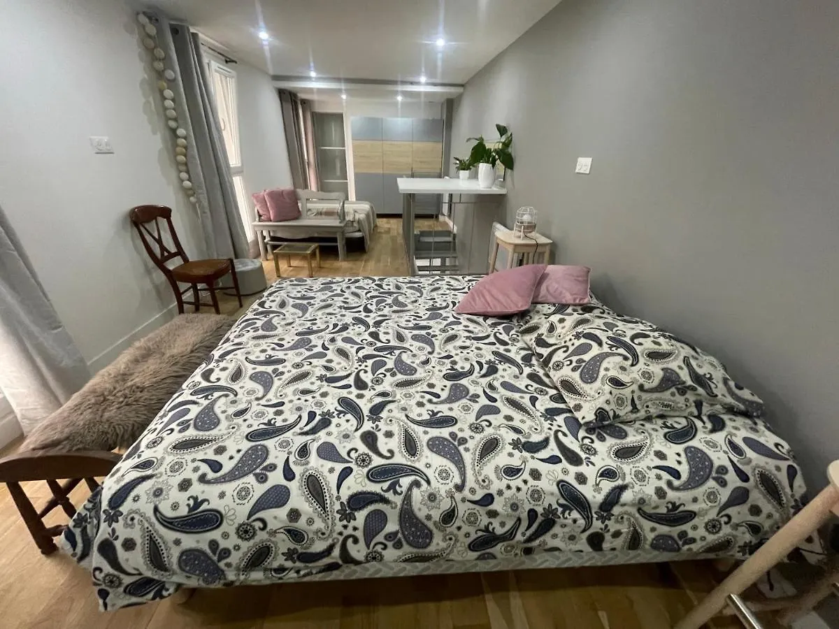 Grand Appartement Au Rez De Chaussee En Plein Coeur De Párizs Franciaország